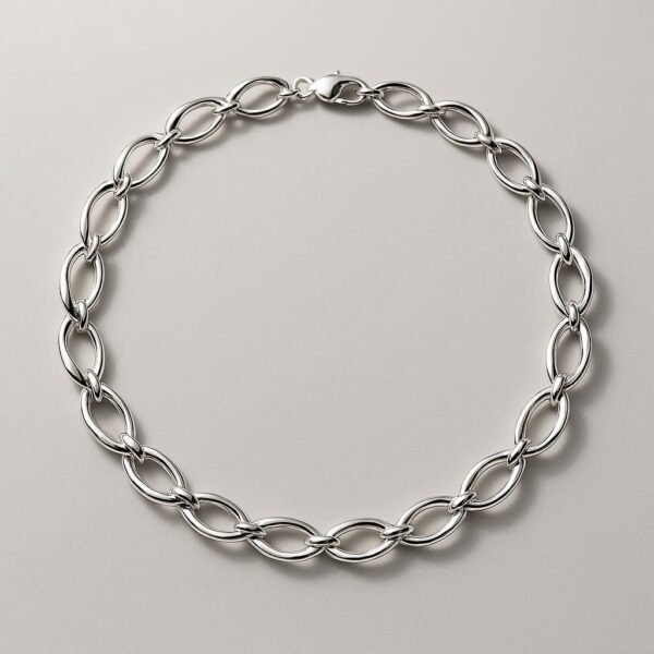 COMBINED-LINK CHAIN NECKLACE