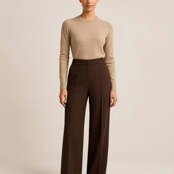 TAILORED BROWN TROUSERS
