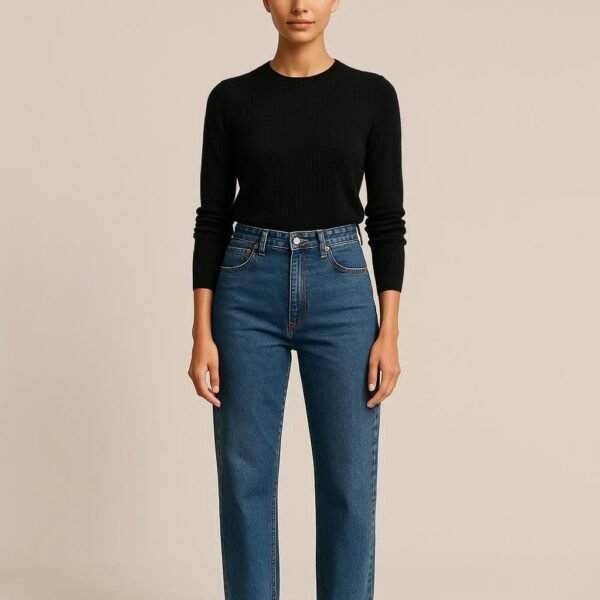 STRAIGHT-LEG JEANS