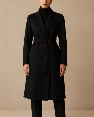 COAT WITH BELT