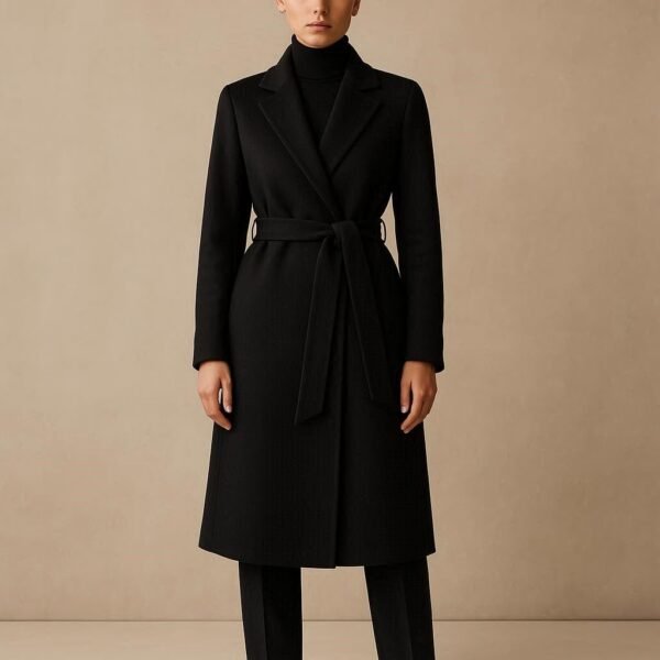 COAT WITH BELT