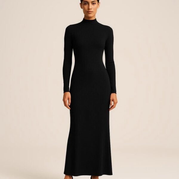 WAISTED MAXI DRESS